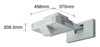 产品外观尺寸 - Epson CB-735F产品规格