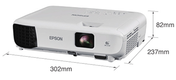 产品外观尺寸 - Epson CB-E10产品规格